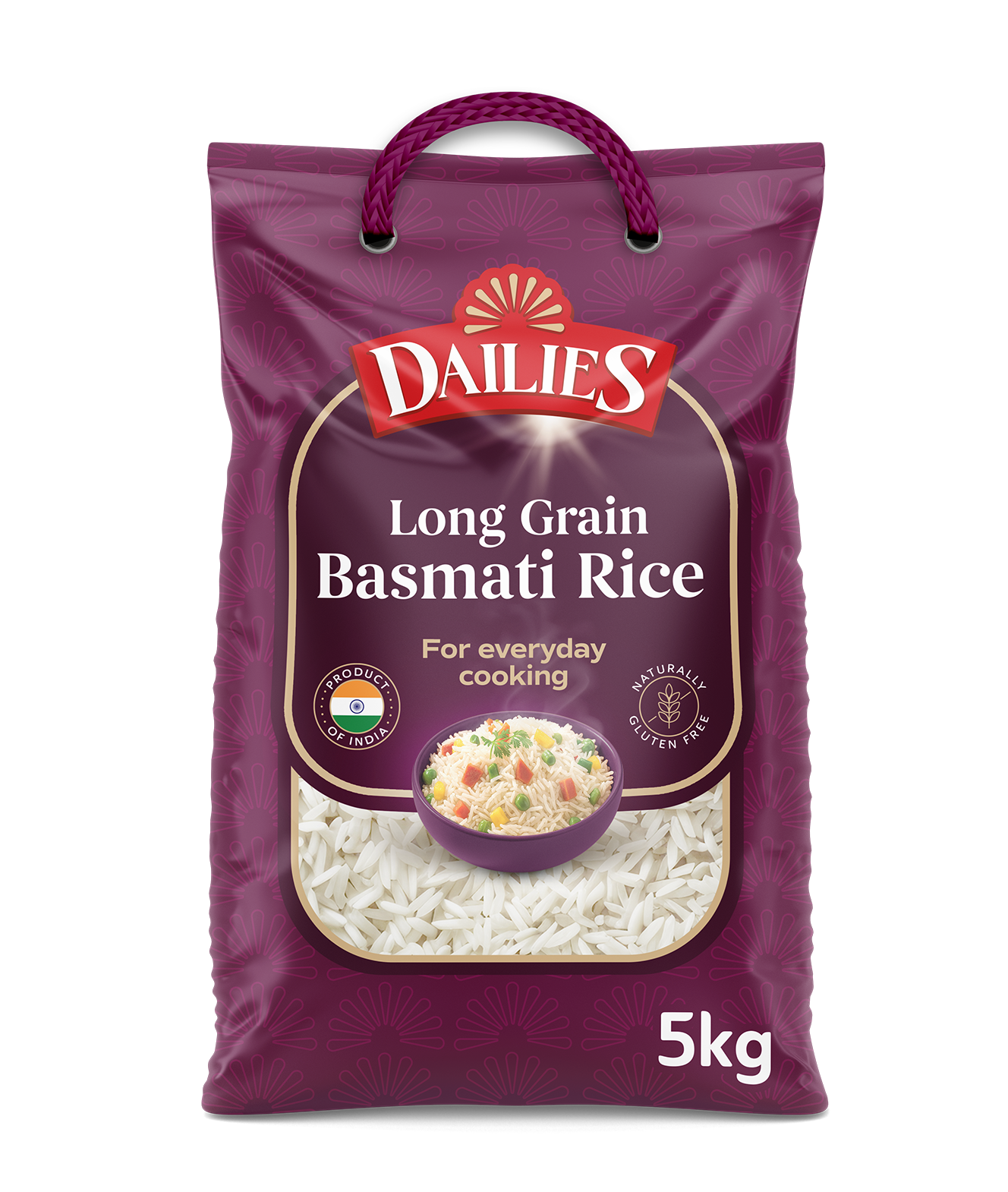 Dailies Long Grain Basmati Rice 5Kg