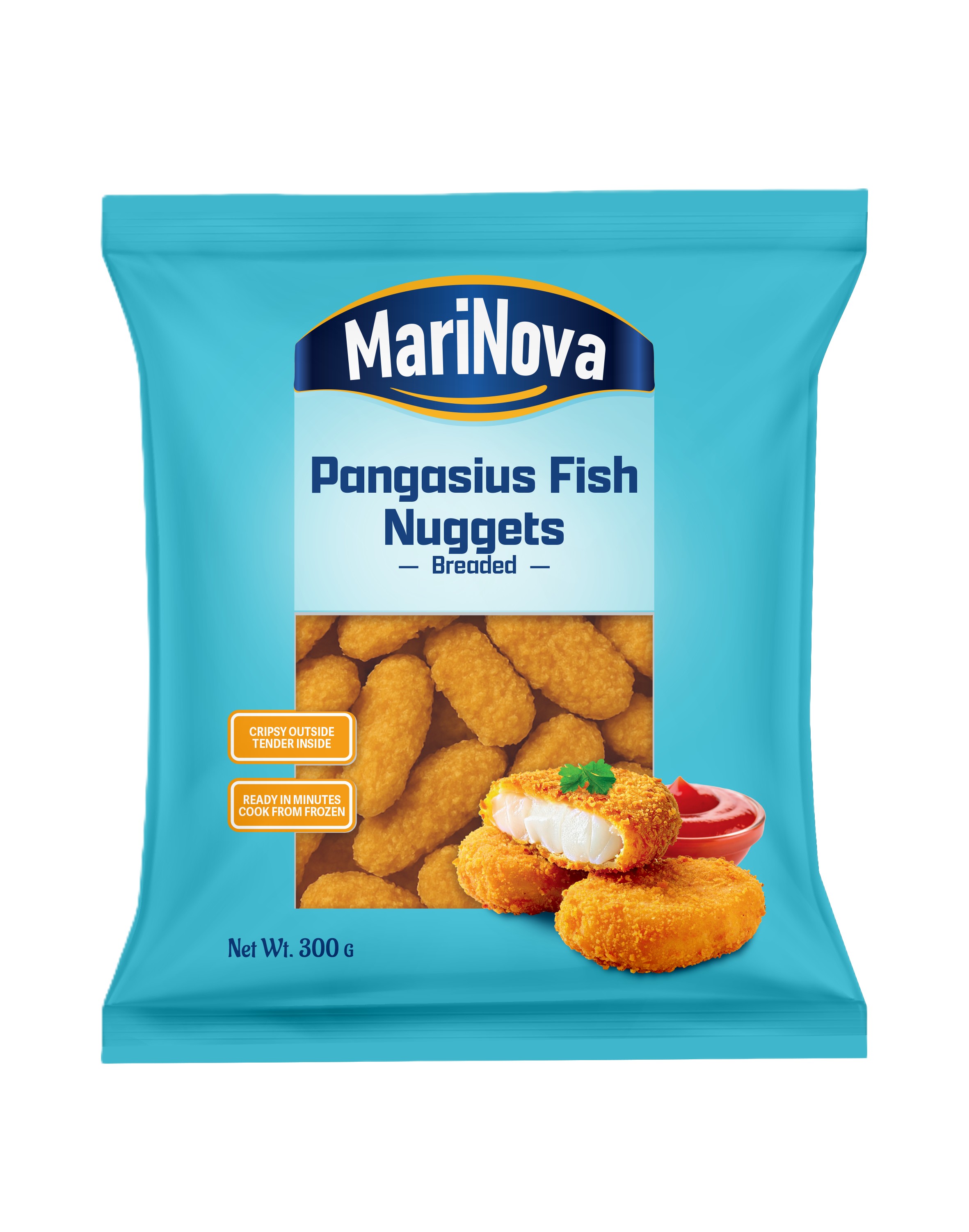 Marinova Breaded Pangasius Forming Nugget 300g