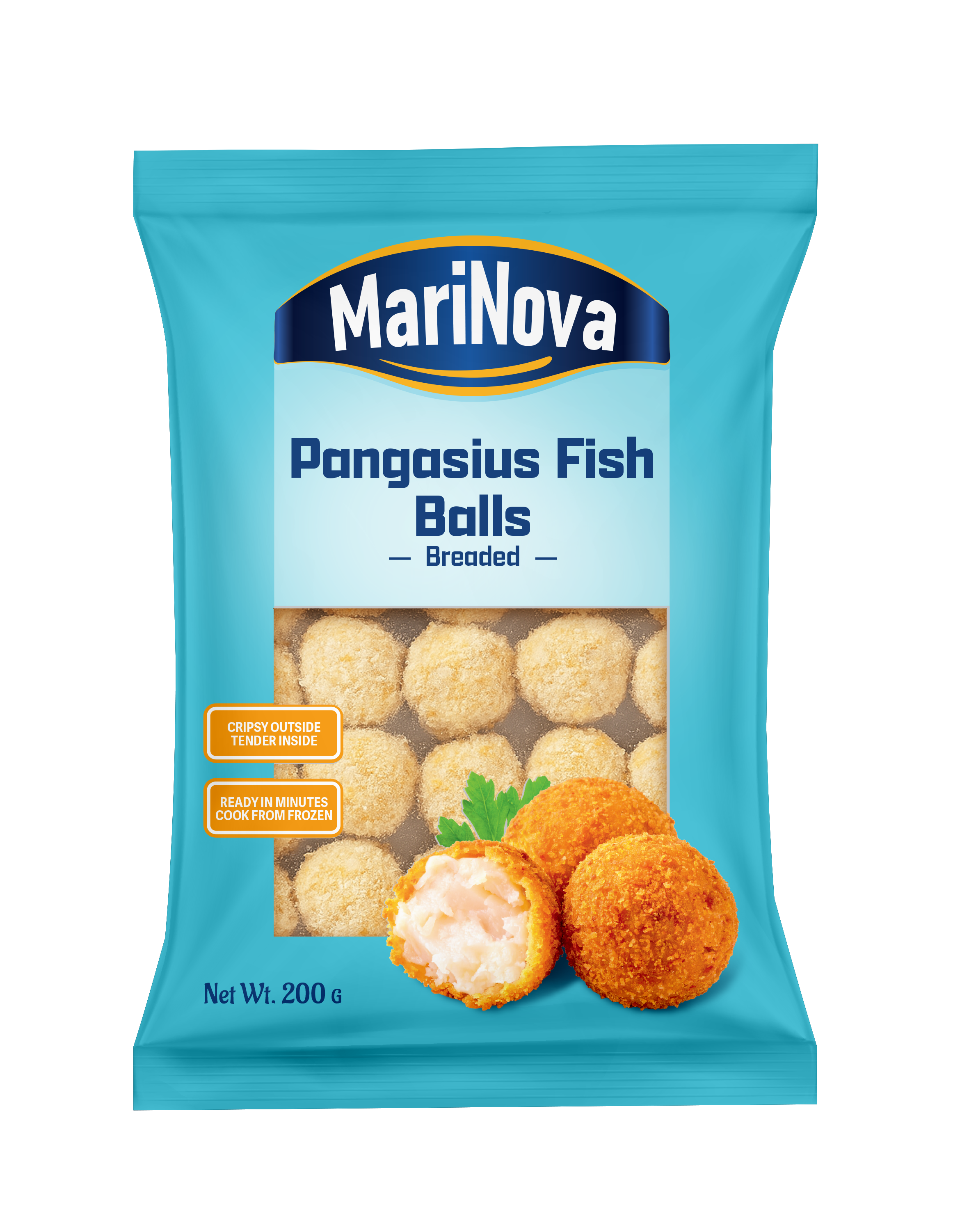 Marinova Breaded Pangasius Fish Balls 200g