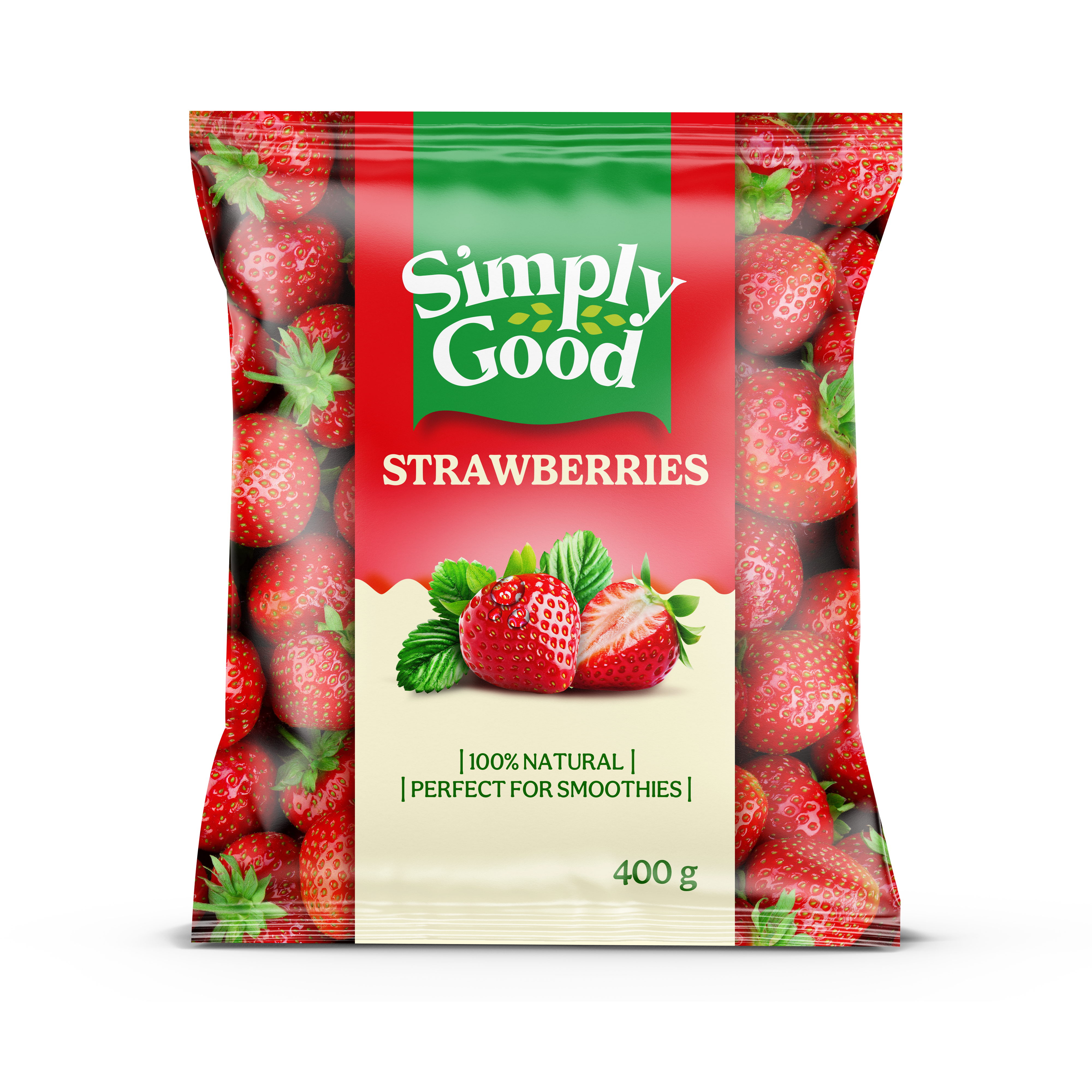 Simply Good Frozen Strawberries 400g